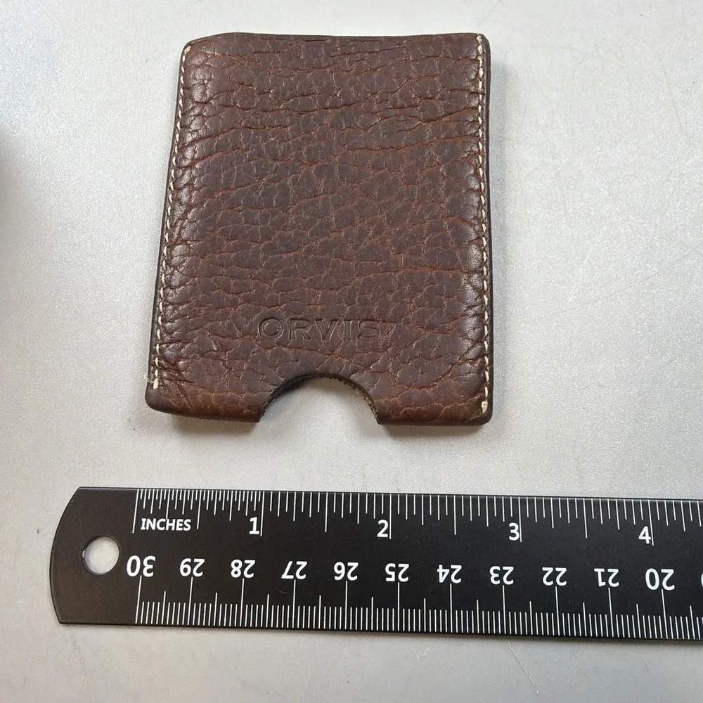 Orvis brown leather